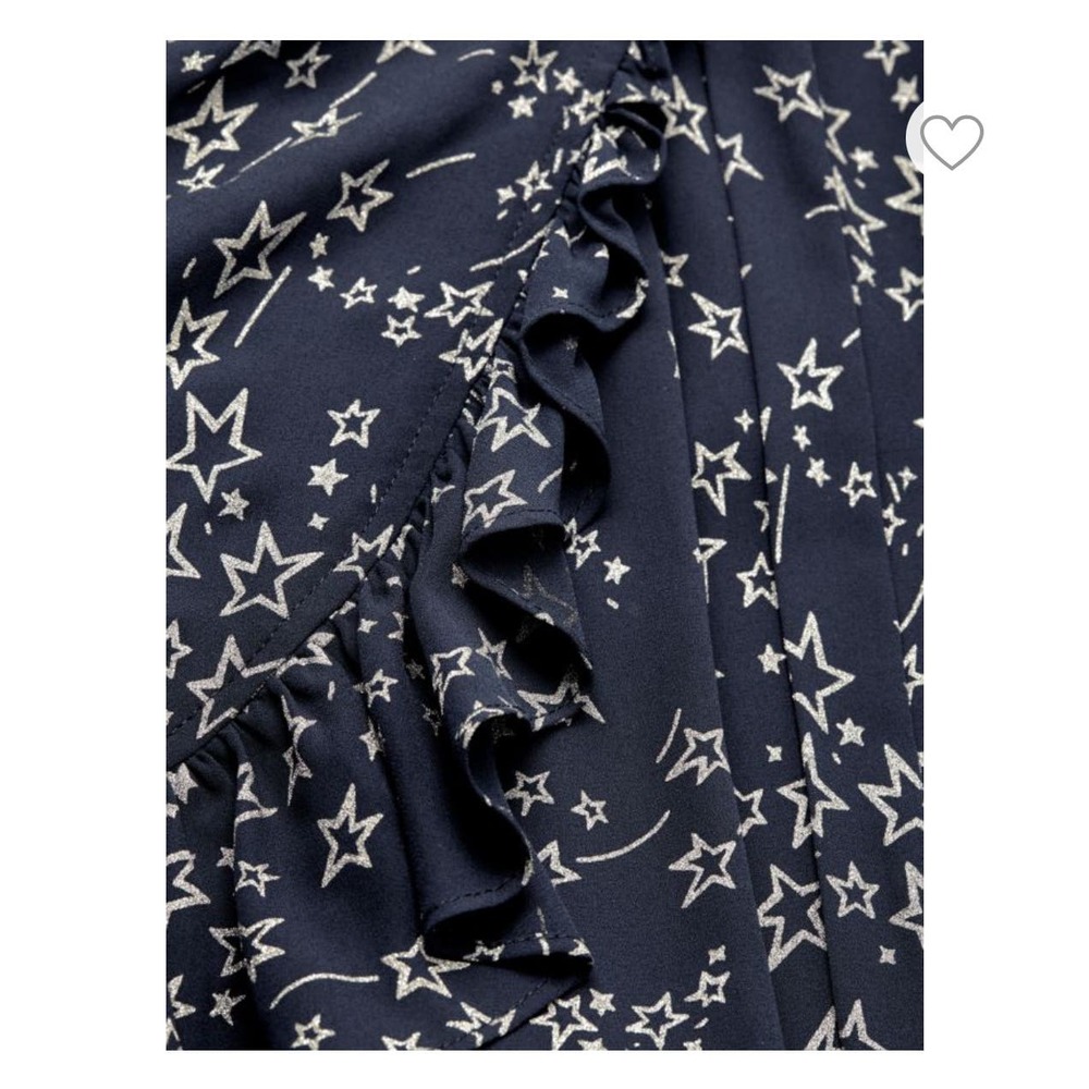 DELILAH CELESTIAL STAR PRINT WRAP ROMPER WOMEN SIZE 2/4 - Picture 6 of 15